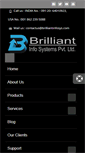 Mobile Screenshot of brilliantinfosys.com
